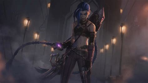 Jinx Arcane Laptop Wallpaper