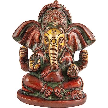 Amazon De Berk Fi Statuen Ganesha Sitzend Cm