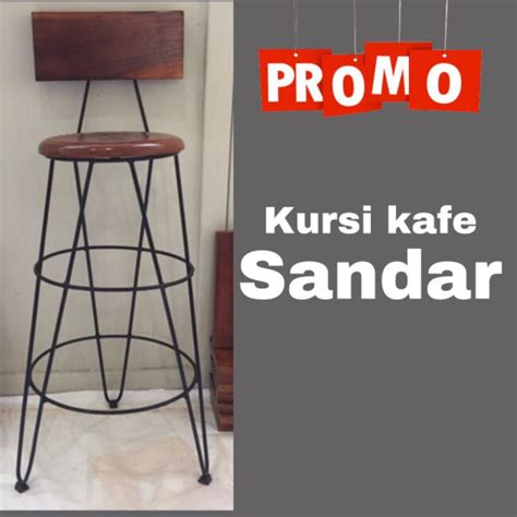 Jual Kursi Kafe Sandar Cm Kursi Bar Kursi Resto Bangku Metal Kursi