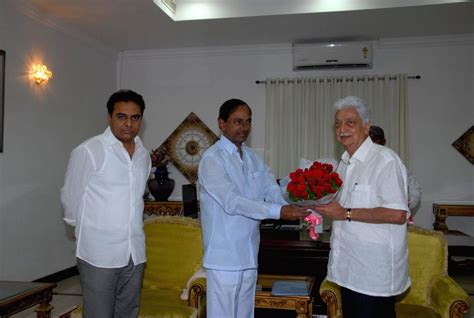 Kcr Meets Azim Premji