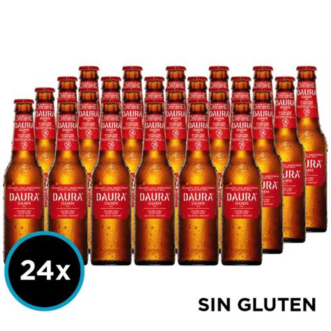 Booz Cl 24x Cervezas Daura Gluten Free Sin Gluten En Botellas 330cc