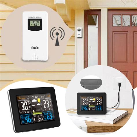 Digital Thermometer Wireless Indoor Outdoor With One Remote Sensors Color Digital Weather With