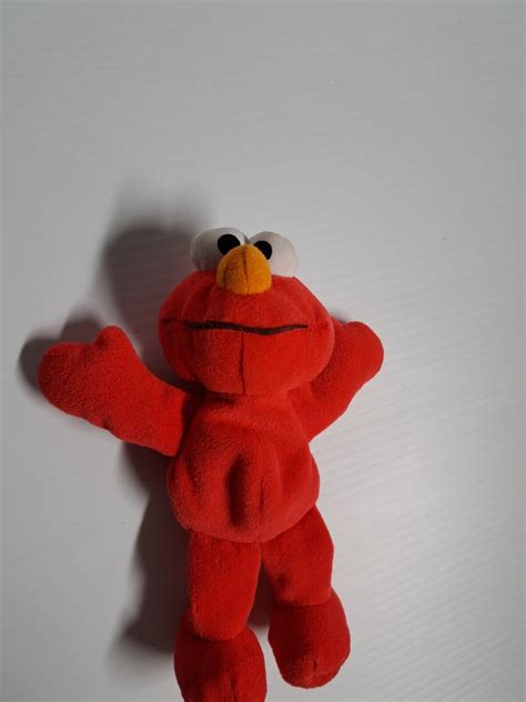 Sesame Street Elmo Bean Bag Plush Tyco Jim Grelly Usa