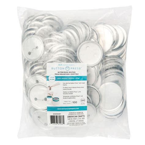 We R Memory Keepers Button Press Bulk Refill Pack Pkg Large Mm