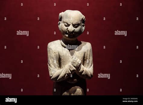 A Beautiful Shot Of Terracotta Figures In Gansu Provincial Museum In