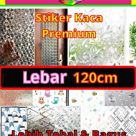 Jual STICKER STIKER KACA LEBAR 120CM HOLOGRAM SUNBLAS SUNBLAST STICKER