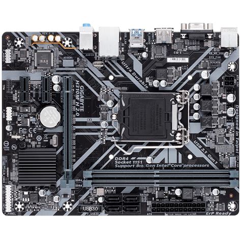 Placa Mãe Gigabyte H310m H 20 Intel Lga 1151 Matx Ddr4 Rev 10