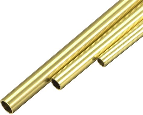 Uxcell Brass Tube 4mm 4 5mm 5mm 5 5mm 6mm 6 5mm Od X 0 2mm Wall Thickness 300mm