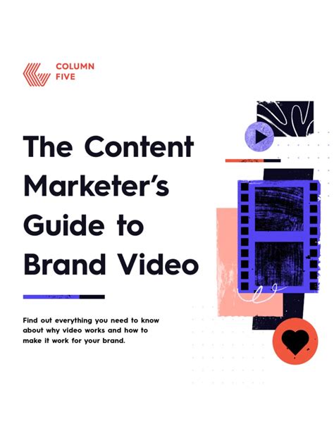 Content Marketers Guide To Brand Video Pdf Brand Social Media