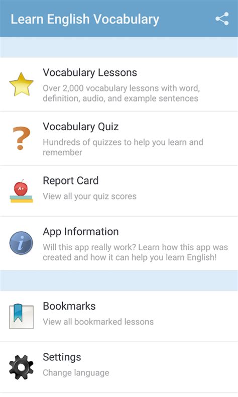 english vocabulary apk  android