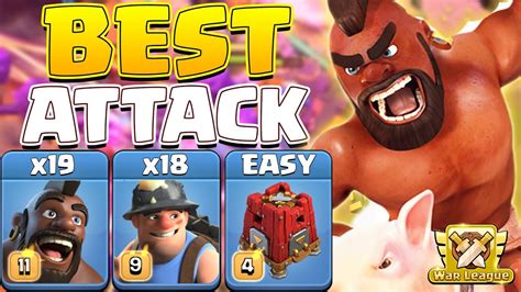 Th15 Hybrid Smash Attack Strategy 2023 Best Th15 Hog Miner Attack In Clash Of Clans Youtube