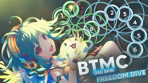 FREEDOM DiVE - osu skin showcase (by BTMC) - YouTube