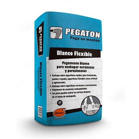 PEGAMENTO PEGATON BLANCO FLEXIBLE