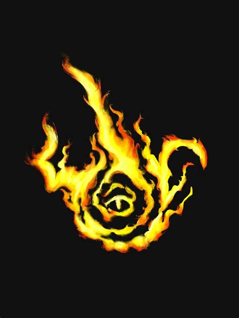 "Elden Ring Emblem Symbol Frenzied Flame" Essential T-Shirt for Sale by ...