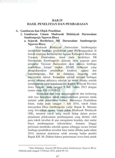 Bab Iv Hasil Penelitian Dan Pembahasan A