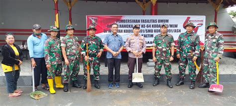 Wujud Kemanunggalan TNI Dan Rakyat Jelang HUT Kodam VI Mulawarman Ke