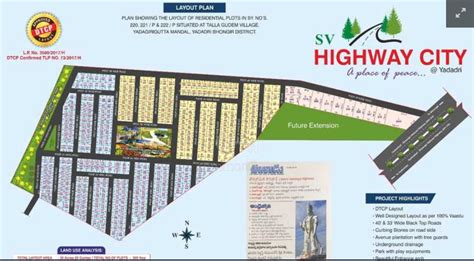 DTCP Approved Open Plots For Sale Yadadri Contact 919515069229