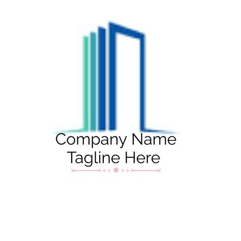 White Maximalist Company Name Logo Template Postermywall