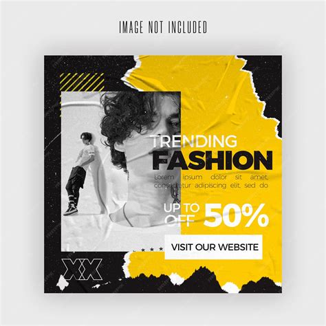 Premium Psd Fashion Instagram Post Template Set