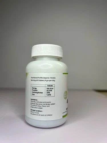 Spiru Swastha Spirulina Tablet 500 Mg Packaging Size 120 Tablets Per