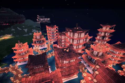 Minecraft Asia City YouTube