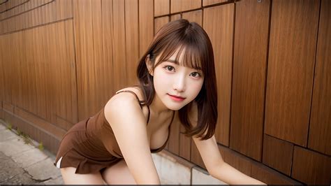 【ai】japanese Cheerleaders Brown Costume Lookbook日本チアリーダーブラウンコスチューム 일본 치어 리더 브라운 의상【realistic