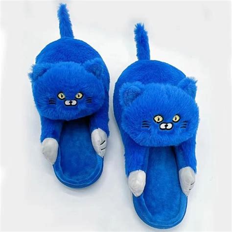 Cuddly Cat Winter Slippers Barkermeow