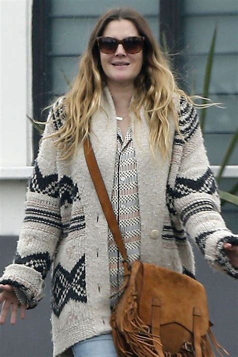 Drew Barrymore Wears Her Wedding Ring While Out On A Stroll With A