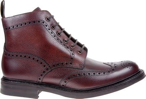 Loake Bedale Oxblood Grain Formal Boots Humphries Shoes