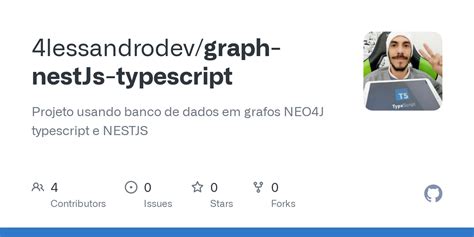 GitHub 4lessandrodev Graph NestJs Typescript Projeto Usando Banco De