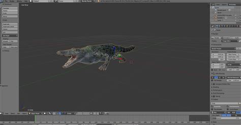 3d Model 3d Crocodile Alligator Model Vr Ar Low Poly Cgtrader