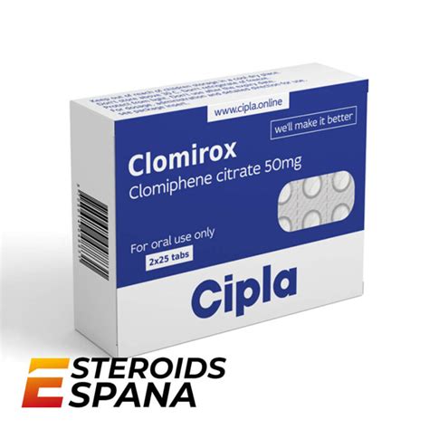 Citrato de Clomifeno Cipla Clomirox 50 mg 20 tab Esteroides España