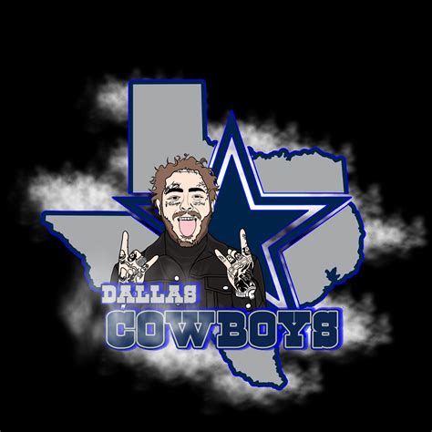 Post Malone Dallas-cowboys PNG DL Only - Etsy