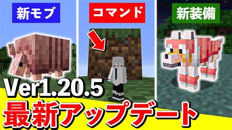 【最新1205】絶対に見た方がいいマイクラアップデート情報まとめ