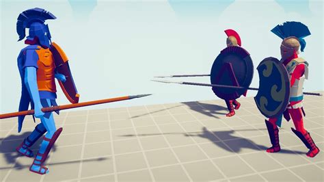 Athenianandspartan Vs Every Units Totally Accurate Battle Simulator