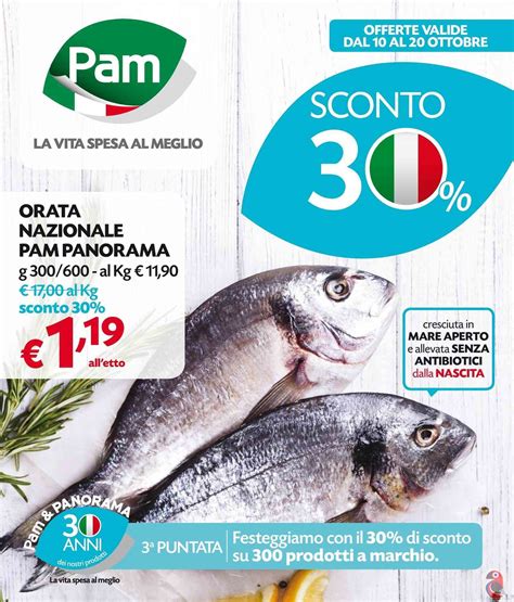 Volantino Pam Ottobre Sconto Del 30 Dal 10 10 Al 20 20 2019