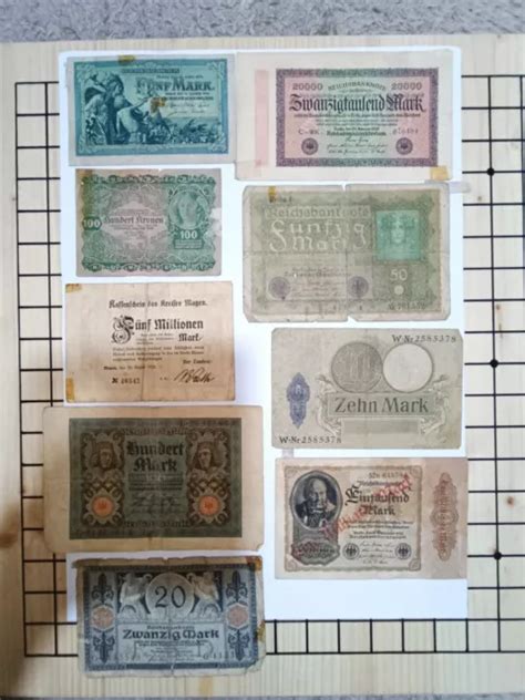 LOTS BILLETS DE Banque Anciens ALLEMAGNE MARK EUR 10 00 PicClick FR