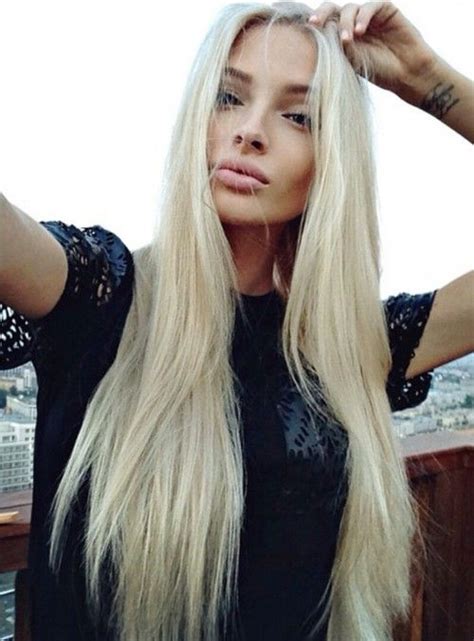 Alena Shishkova The Beautiful Russian Model ♥ Long Hair Styles