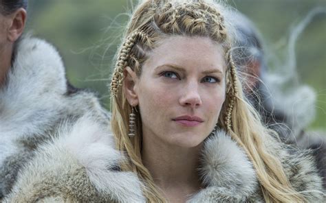 Women Lagertha Lothbrok Face Katheryn Winnick Wallpaper Vikings