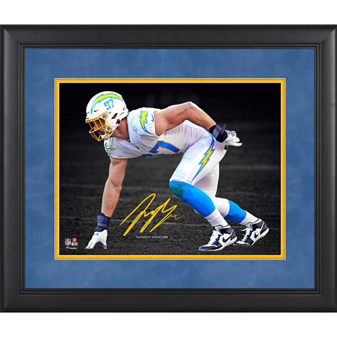 Joey Bosa Los Angeles Chargers Framed 11 X 14 Spotlight Photograph