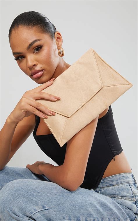 Nude Envelope Clutch Bag Accessories Plt
