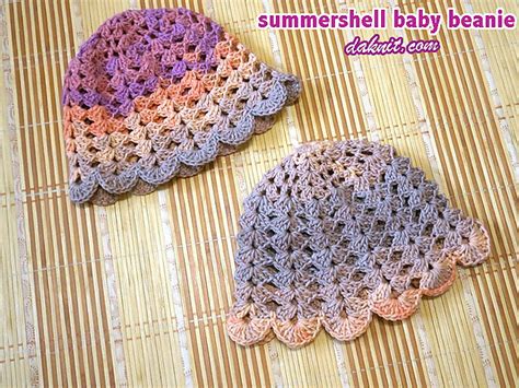 Ravelry Summershell Mama Daughter S Beanie Pattern By Er Eroglu