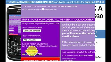 How To Unlock A Blackberry Bold 9930 Using A Mep Mep2 Unlock Code YouTube