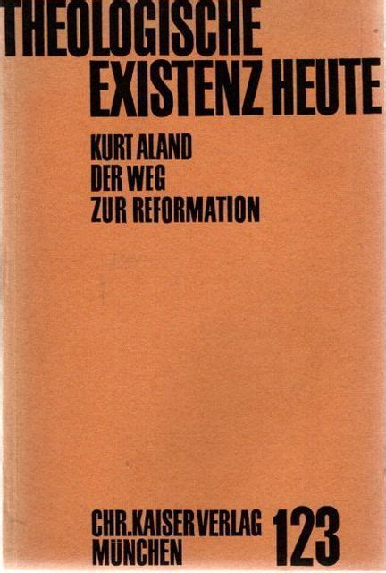 Der Weg Zur Reformation Zeitpunkt Und Charakter Des Reformatorischen