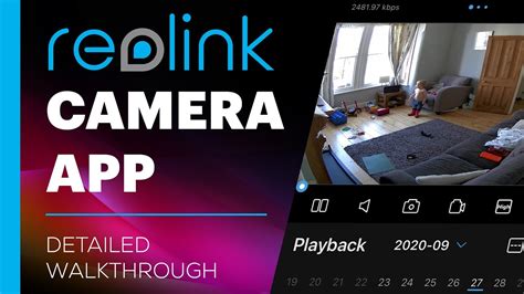 Reolink Ip Camera Smartphone App Full Demo Youtube