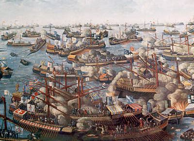 The Battle Of Lepanto Luna Painting