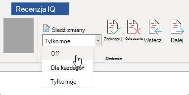 Śledzenie zmian w programie Word Pomoc techniczna pakietu Office