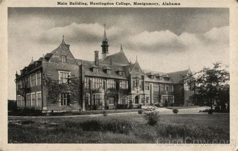 Main Building Huntingdon College Montgomery Al Postcard