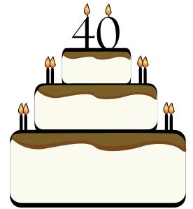 40th Birthday Clip Art - ClipArt Best