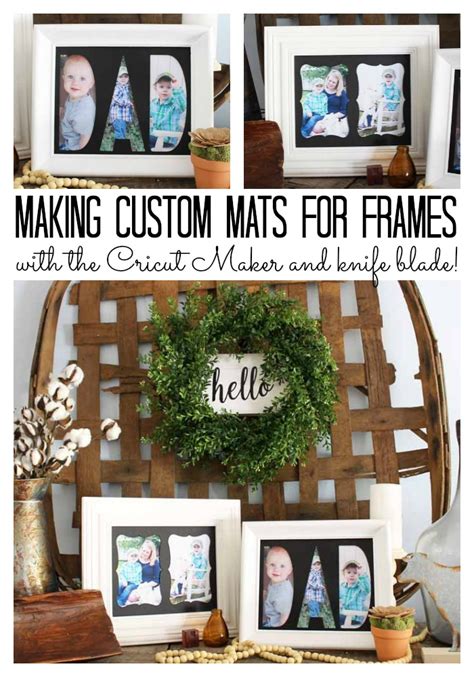 How to Cut a Mat for a Picture Frame - Angie Holden The Country Chic Cottage